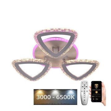 LED RGB dimbar fäst ljuskrona LED/45W/230V 3000-6500K + fjärrkontroll