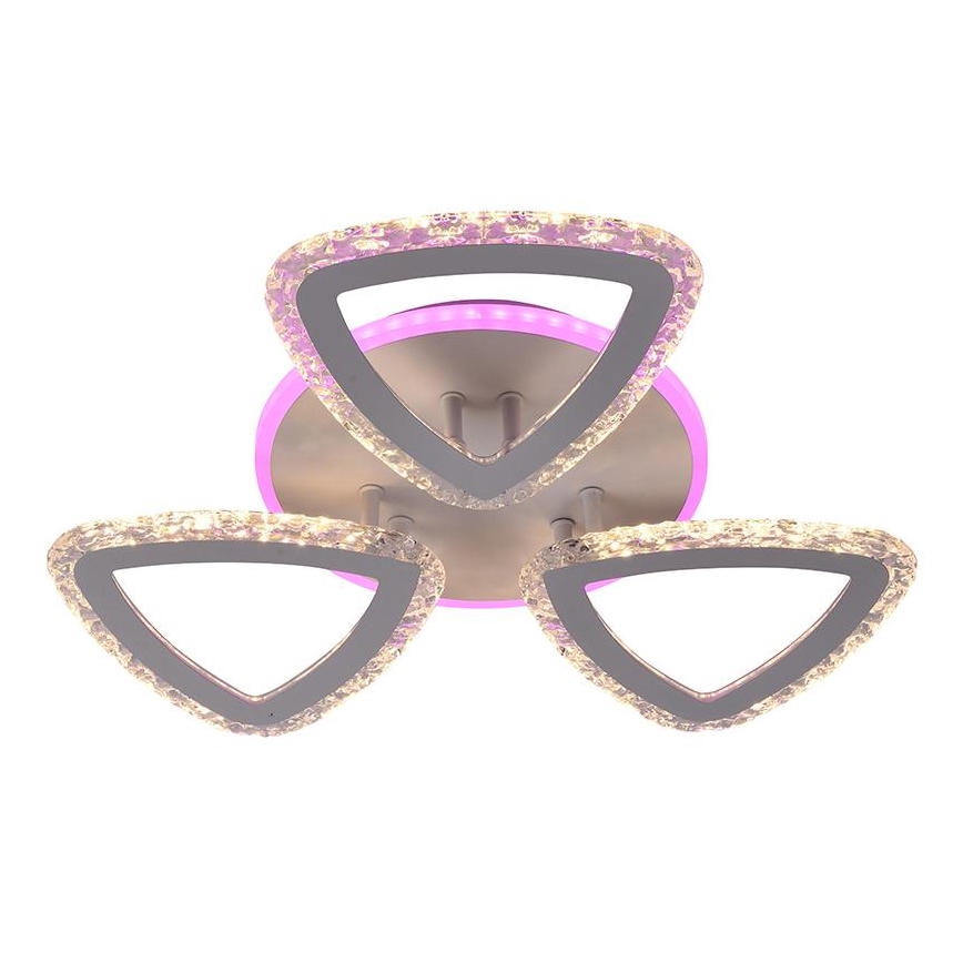 LED RGB dimbar fäst ljuskrona LED/45W/230V 3000-6500K + fjärrkontroll