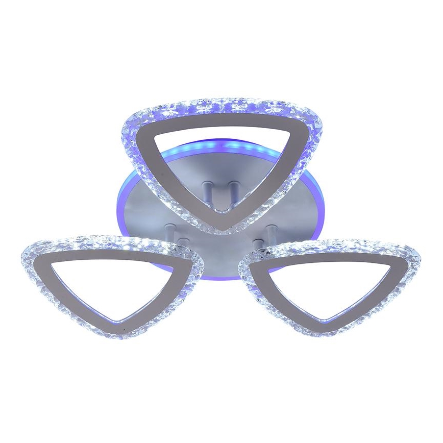 LED RGB dimbar fäst ljuskrona LED/45W/230V 3000-6500K + fjärrkontroll