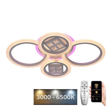 LED RGB dimbar fäst ljuskrona LED/50W/230V 3000-6500K + fjärrkontroll