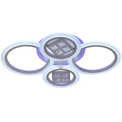 LED RGB dimbar fäst ljuskrona LED/50W/230V 3000-6500K + fjärrkontroll