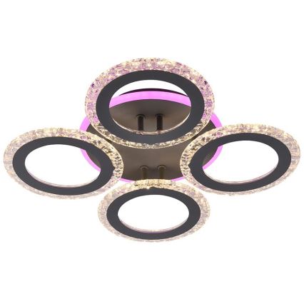 LED RGB dimbar fäst ljuskrona LED/55W/230V 3000-6500K + fjärrkontroll