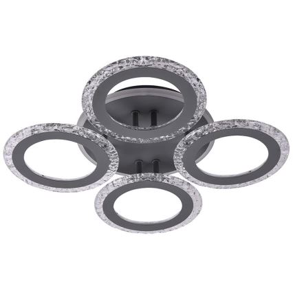 LED RGB dimbar fäst ljuskrona LED/55W/230V 3000-6500K + fjärrkontroll