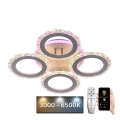 LED RGB dimbar fäst ljuskrona LED/55W/230V 3000-6500K + fjärrkontroll