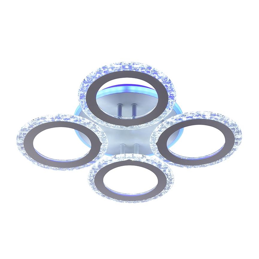 LED RGB dimbar fäst ljuskrona LED/55W/230V 3000-6500K + fjärrkontroll