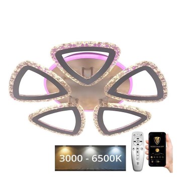 LED RGB dimbar fäst ljuskrona LED/70W/230V 3000-6500K + fjärrkontroll