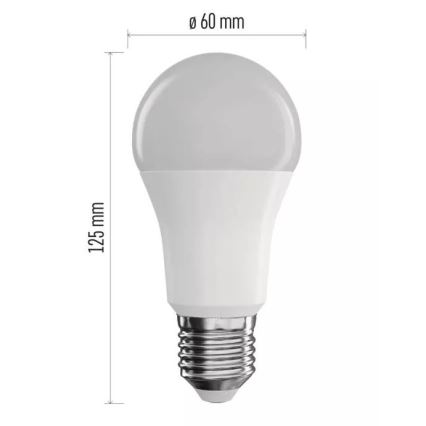 LED RGB dimbar glödlampa GoSmart A60 E27/11W/230V 2700-6500K Tuya