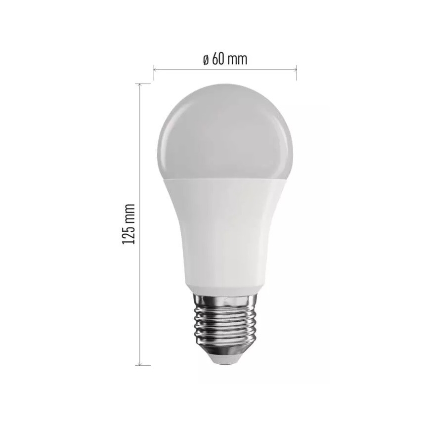 LED RGB dimbar glödlampa GoSmart A60 E27/11W/230V 2700-6500K Wi-Fi Tuya