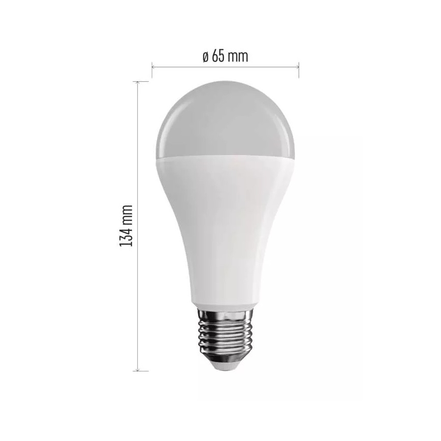 LED RGB dimbar glödlampa GoSmart A65 E27/14W/230V 2700-6500K Tuya