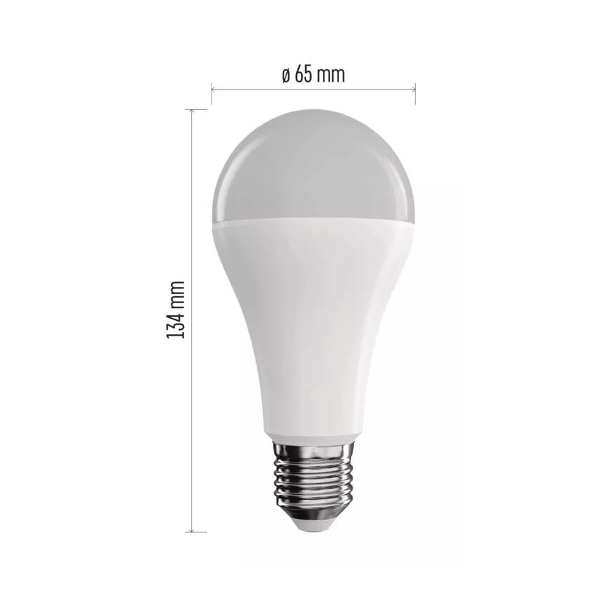 LED RGB dimbar glödlampa GoSmart A65 E27/14W/230V 2700-6500K Wi-Fi Tuya