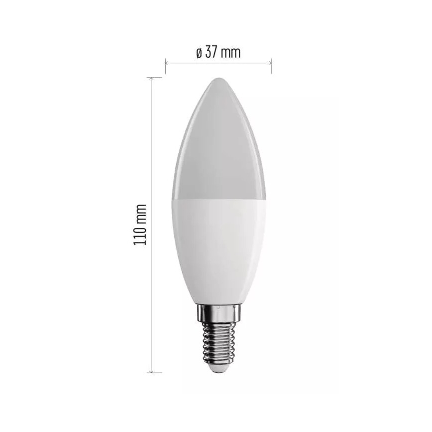 LED RGB dimbar glödlampa GoSmart E14/4,8W/230V 2700-6500K Wi-Fi Tuya