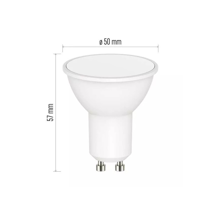 LED RGB dimbar glödlampa GoSmart MR16 GU10/4,8W/230V 2700-6500K Tuya