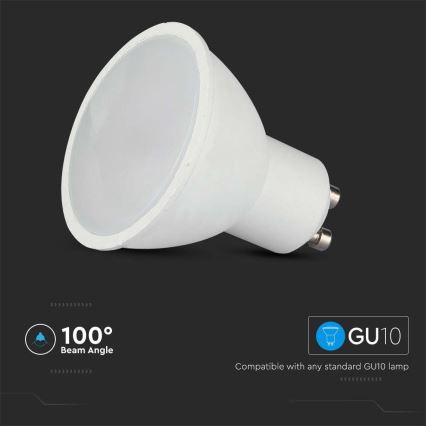 LED RGB dimbar glödlampa GU10/4,8W/230V 3000K + fjärrkontroll