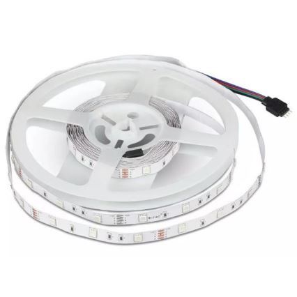 LED RGB Dimbar ljusslinga 2x5m LED/4,8W/230V + Fjärrstyrd
