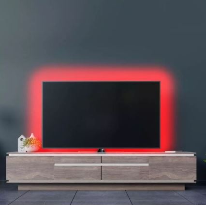LED RGB Dimbar ljusslinga 2x5m LED/4,8W/230V + Fjärrstyrd