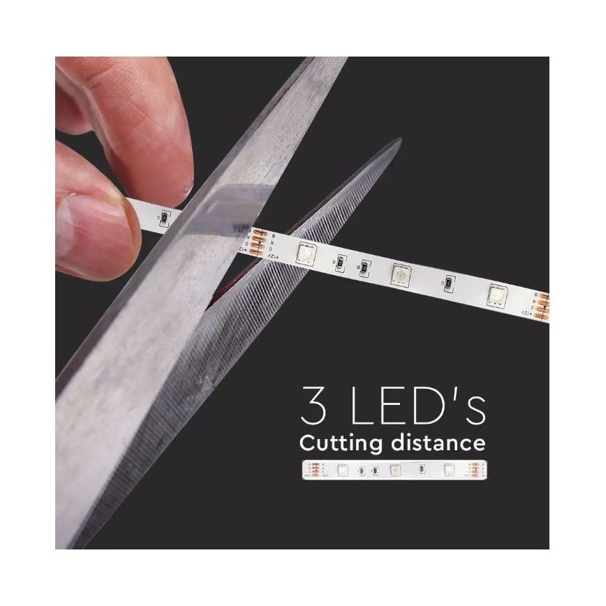 LED RGB Dimbar ljusslinga 2x5m LED/4,8W/230V + Fjärrstyrd