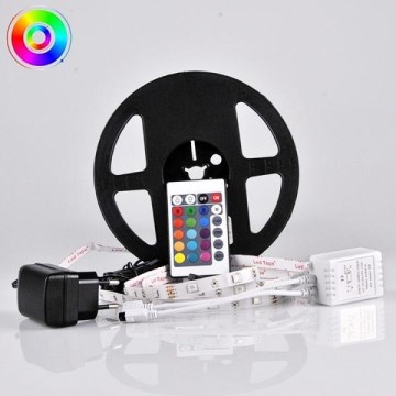 LED RGB Dimbar ljusslinga 5m LED/18W/12V IP20