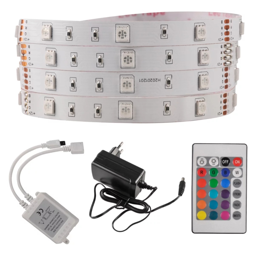 LED RGB Dimbar ljusslinga 5m LED/18W/12V IP20