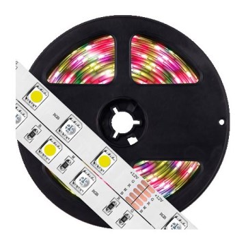 LED RGB Dimbar ljusslinga 5m LED/19W/12V IP65