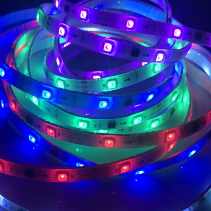 LED RGB Dimbar ljusslinga MAGIC 2 m LED/12W/230V + Fjärrstyrd