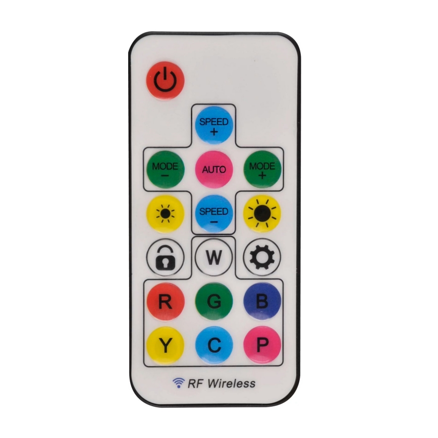 LED RGB Dimbar ljusslinga MAGIC 2 m LED/12W/230V + Fjärrstyrd