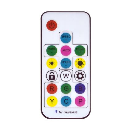 LED RGB Dimbar ljusslinga MAGIC 5 m LED/24W/230V + Fjärrstyrd