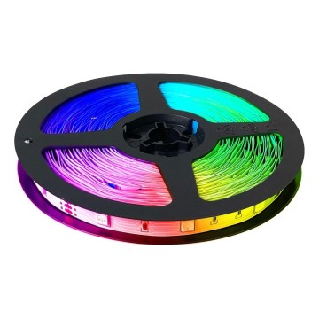 LED RGB Dimbar remsa LED/14W/230V 10 m + fjärrkontroll