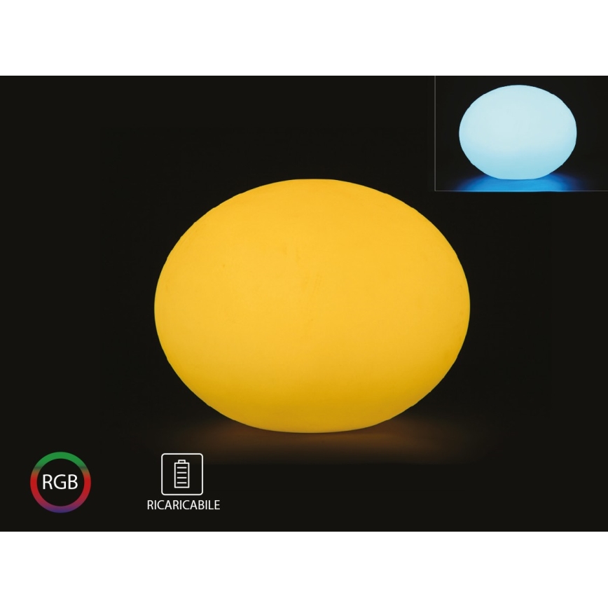 LED RGB Dimbar Utomhuslampa LED/1W/230V 20cm IP67 + Fjärrstyrd