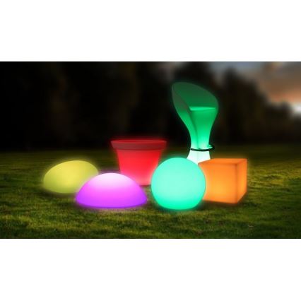 LED RGB Dimbar Utomhuslampa LED/1W/230V 20cm IP67 + Fjärrstyrd