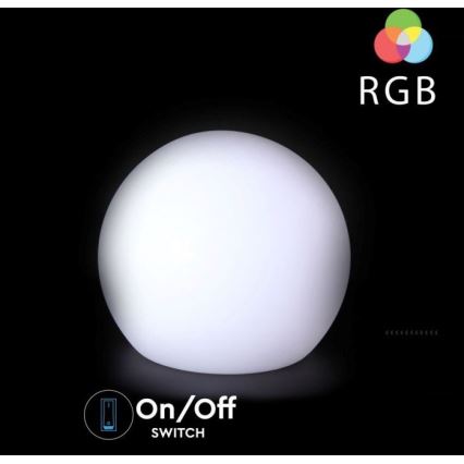 LED RGB Dimbar Utomhuslampa LED/1W/230V 30cm IP67