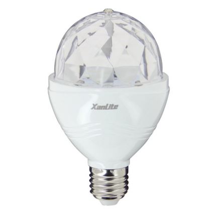 LED RGB Glödlampa DISCO A60 E27/3W/230V