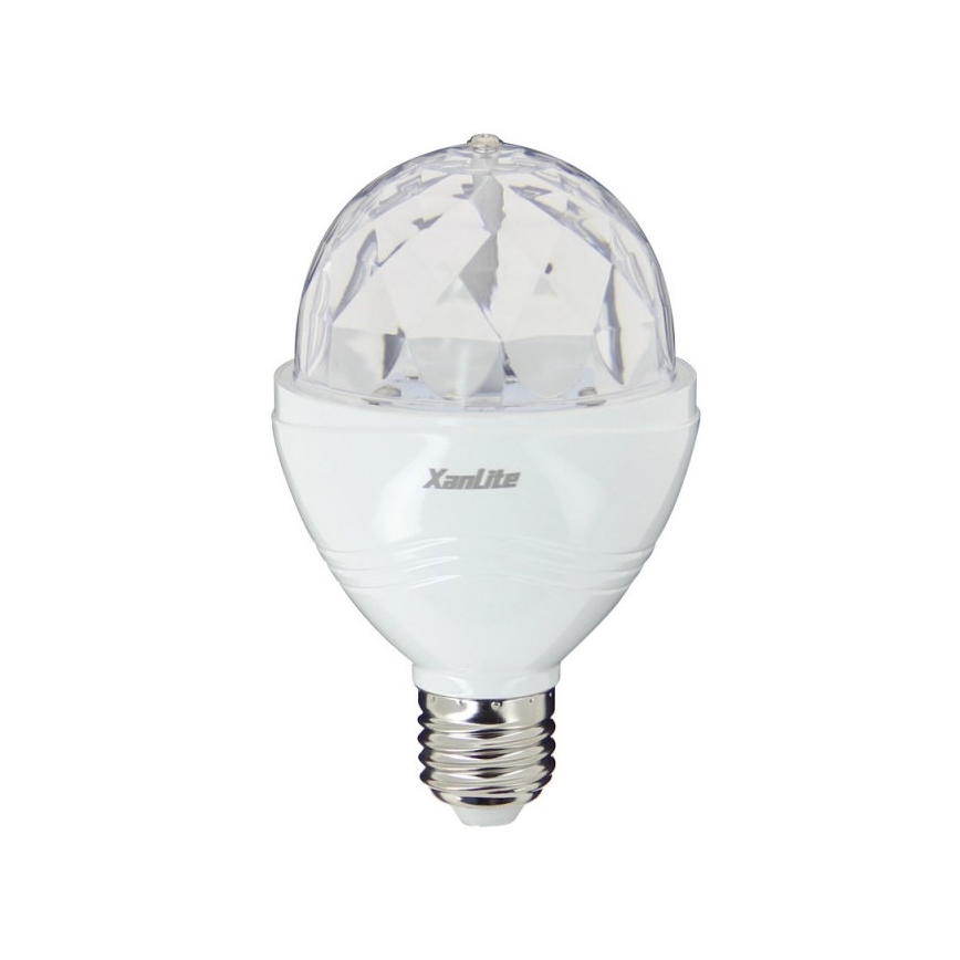 LED RGB Glödlampa DISCO A60 E27/3W/230V