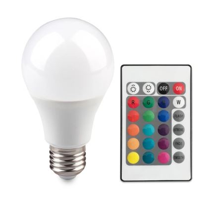 LED RGB Glödlampa E27/6W/230V Dimbar 3000K