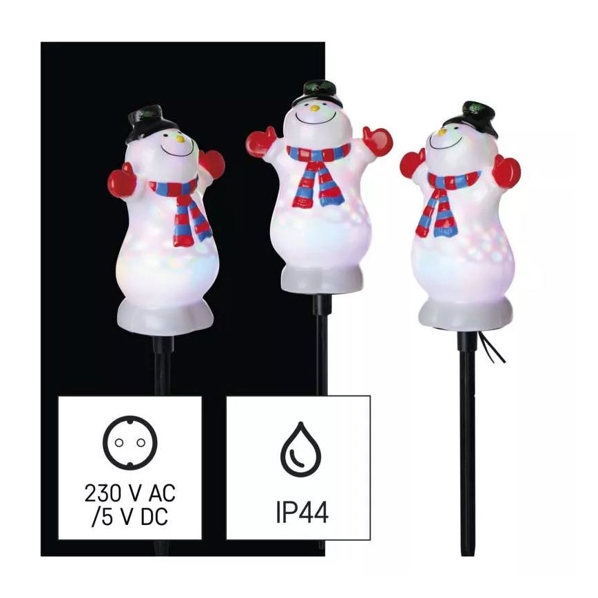 LED RGB Jul utomhus dekoration LED/5W/5/230V IP44