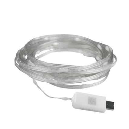 LED RGB Julkedja LED/10W/5V 10 m USB + fjärrkontroll