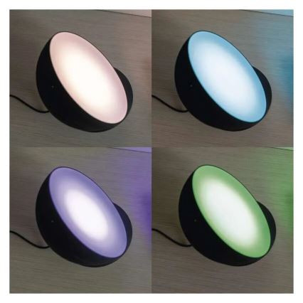 LED RGB Ljusreglerad bordslampa GoSmart LED/7W/230V Wi-Fi svart