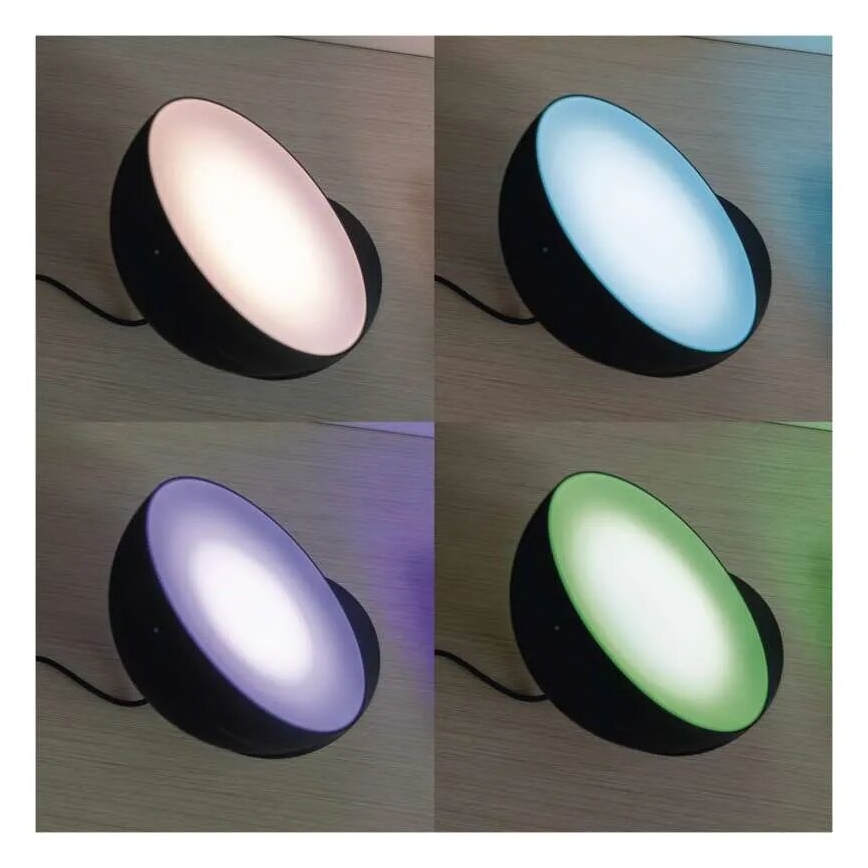 LED RGB Ljusreglerad bordslampa GoSmart LED/7W/230V Wi-Fi svart