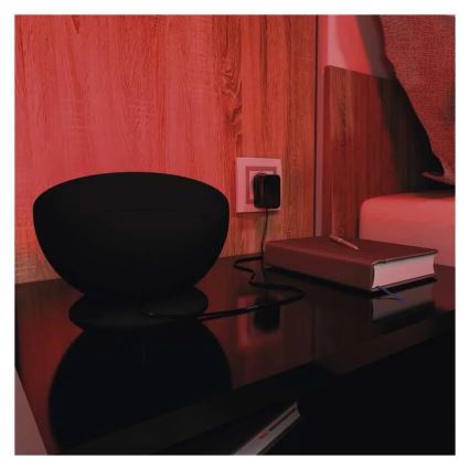 LED RGB Ljusreglerad bordslampa GoSmart LED/7W/230V Wi-Fi svart