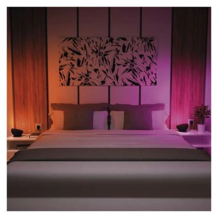 LED RGB Ljusreglerad bordslampa GoSmart LED/7W/230V Wi-Fi svart