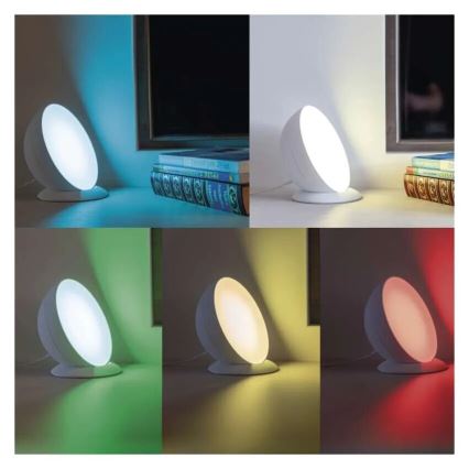 LED RGB Ljusreglerad bordslampa GoSmart LED/7W/230V Wi-Fi vit