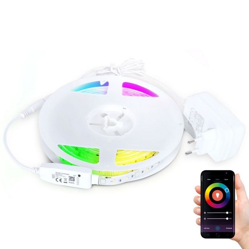 LED RGB Ljusreglerad list LED/24W/230V 5m 3000-6000K Wi-Fi Tuya