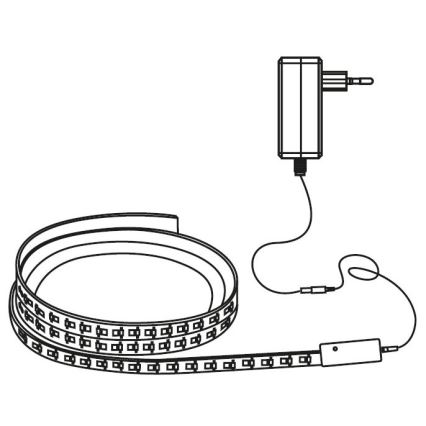 LED RGB Ljusreglerad list LED/24W/230V 5m 3000-6000K Wi-Fi Tuya