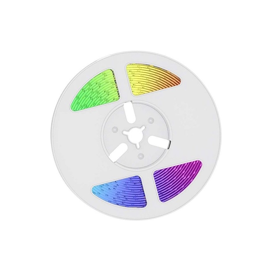 LED RGB Ljusreglerad solcell list LED/1,2W/3,7V IP67 5m + fjärrkontroll