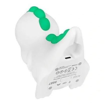 LED RGBW Ljusreglerad uppladdningsbar barns nattlampa LED/2,5W/5V 3000K 1200 mAh dinosaurie