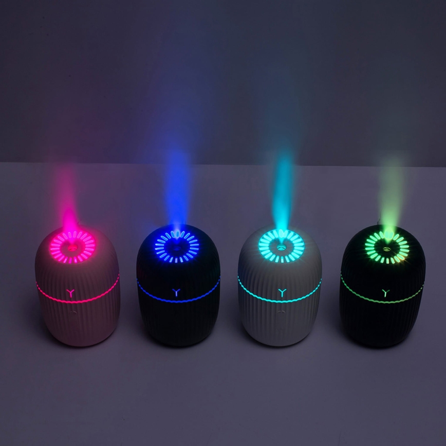 LED RGB Luftfuktare  HAZY 200 ml vit