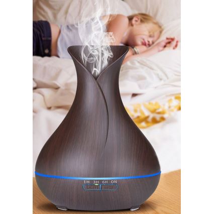LED RGB Luftfuktare och luftjoniserare 400 ml