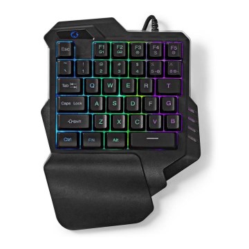 LED RGB One-handed gaming keyboard 5V