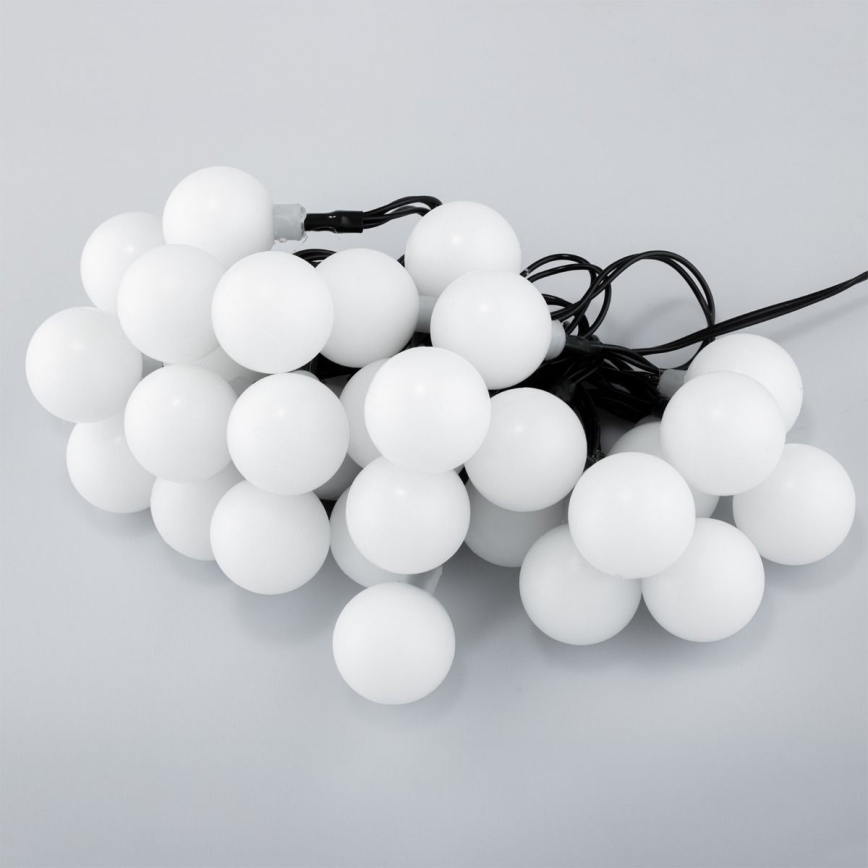 LED RGB Solcell kedja PARTY 30xLED/1,2V 400 mAh 3,9 m IP44