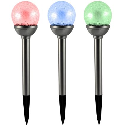 LED RGB solcellsbelysning LED/0,04W/1,2V IP44