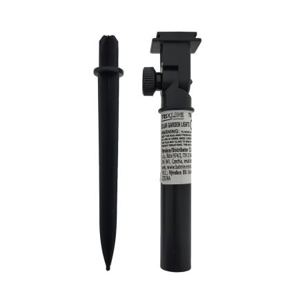 LED RGB solcellslampa 10 x LED / 1,2 V 300 mAh IP44 svart